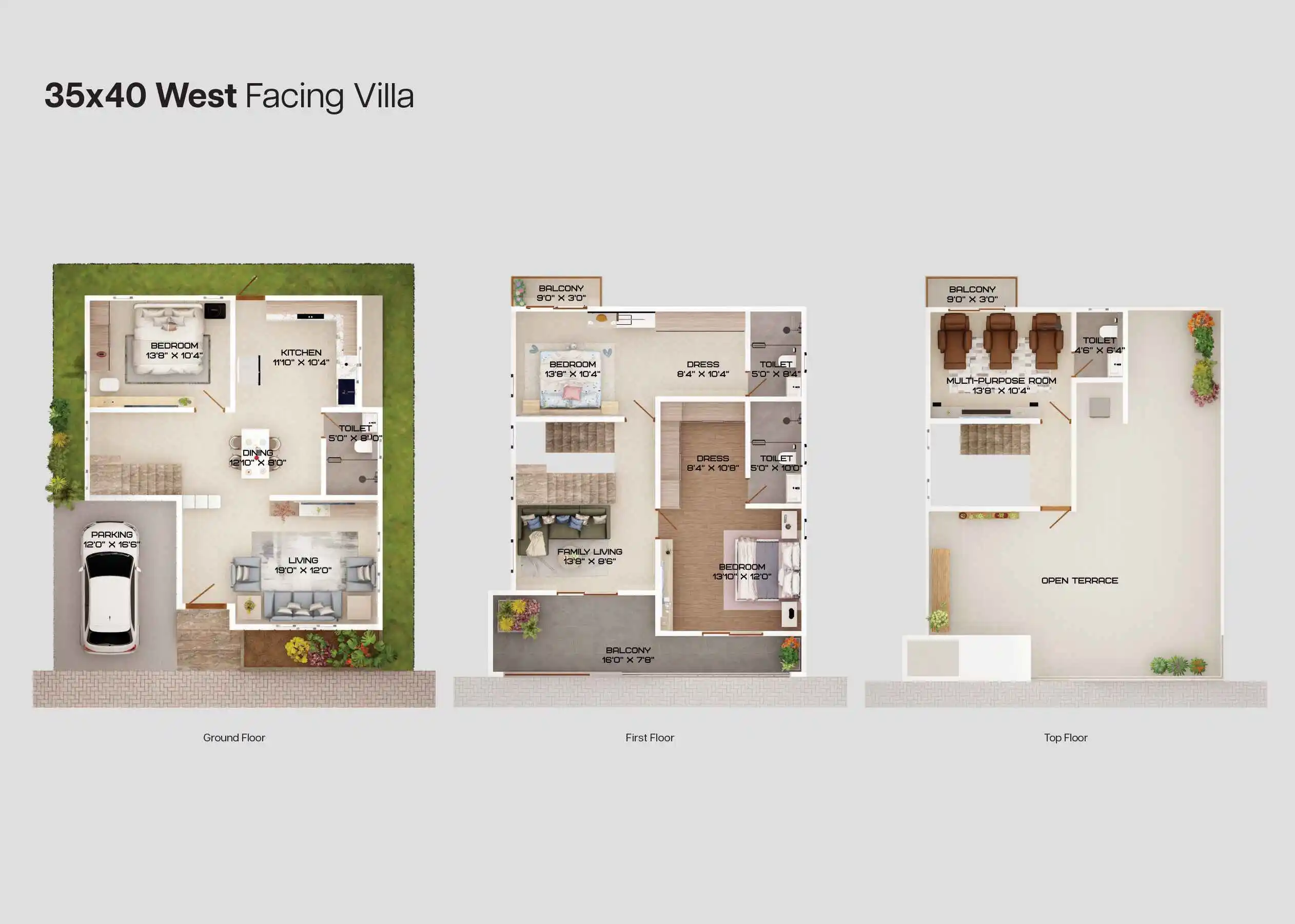 Grand La Palazzo Unit Plan 4